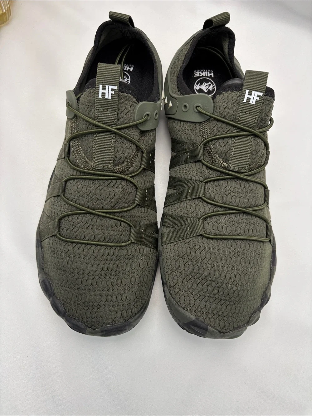 Hike Outdoors Olive Green Men’s / Women Sz40 Athletic‎ Sneakers #350